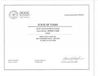 Texas State License