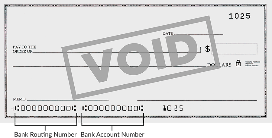 Voided Check